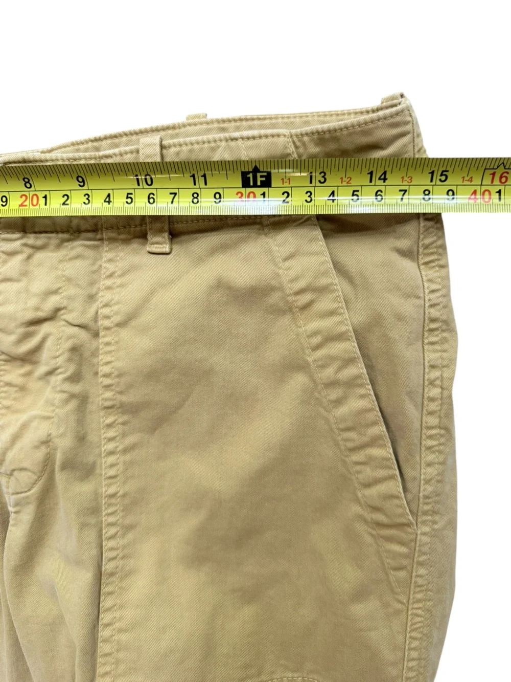 Nili Lotan French Military Cargo Jogger Pants Mustard Size 2 Ankle Zip